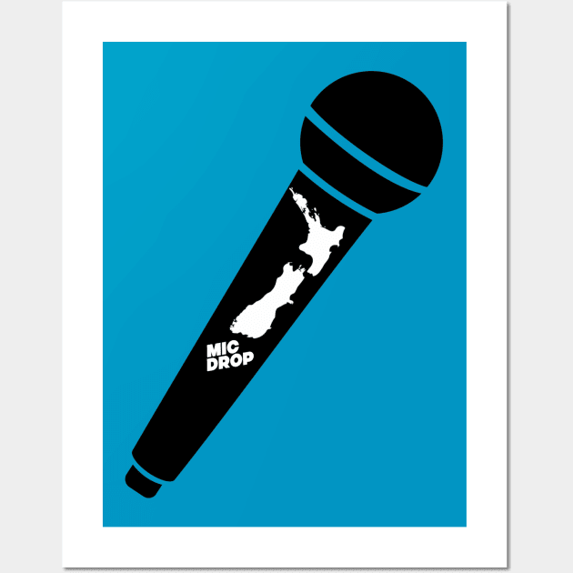 Mic Drop NZ Maprophone Wall Art by Mic Drop